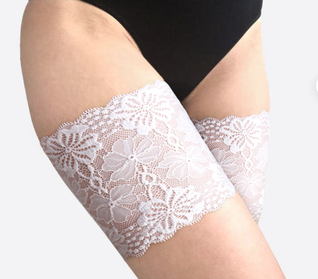 Floral Lace Thigh Bands Invisible Non-Slip Silicone Garter Straps